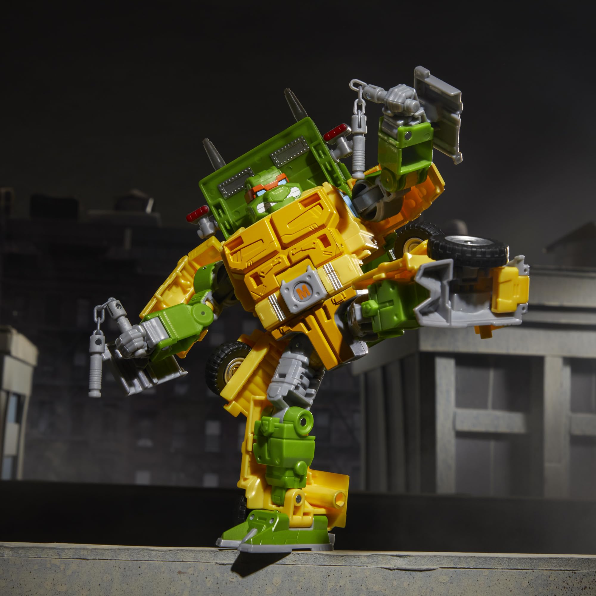 Transformers x TMNT Party Wallop 7-Inch Action Figure | Collaborative Crossover (8+)