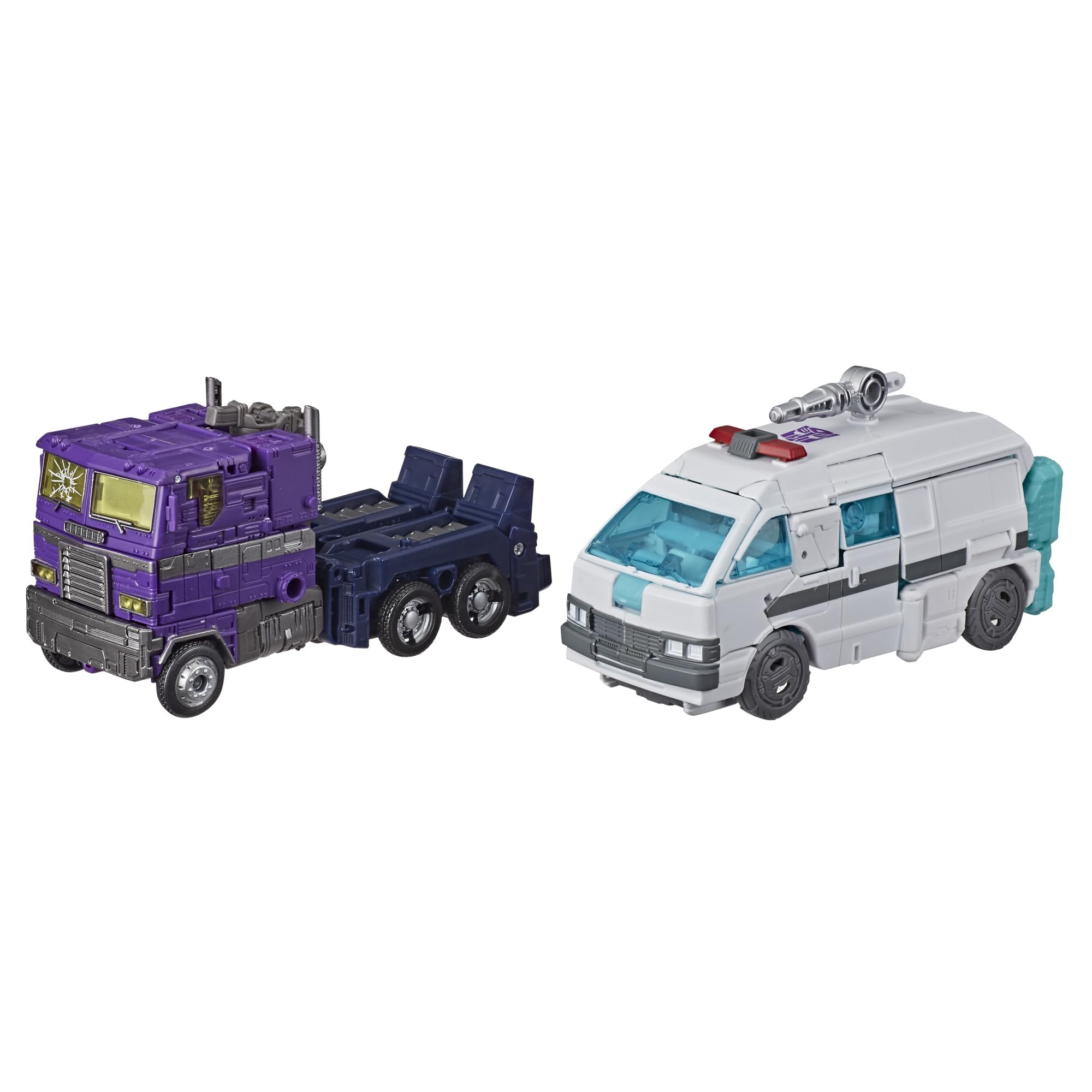 Transformers Generations Selects WFC-GS17 Shattered Glass Ratchet & Optimus Prime – Deluxe & Voyager Collector Figures