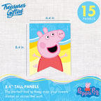 Treasures Gifted Officially Licensed Peppa Pig Birthday Banner | Peppa Pig Party Supplies