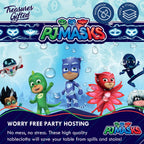 Treasures Gifted Official PJ Masks Tablecloths – Pack of 2, 54in x 108in, Plastic Party Decorations