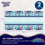 Treasures Gifted Official PJ Masks Tablecloths – Pack of 2, 54in x 108in, Plastic Party Decorations
