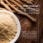 TRIBE ORGANICS Ashwagandha KSM-66 Root Powder – Organic Ayurvedic Supplement