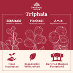 Organic India Triphala Capsules - Digestive & Immune Support, 180 Capsules