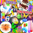TRIRAXUS 1000 Pcs Party Favors for Kids – Bulk Fidget Toys, Goodie Bags, Classroom Prizes