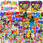 TRIRAXUS 2000 PCS Party Favors for Kids — Bulk Fidget Toys & Classroom Prizes