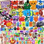 TRIRAXUS 1000 Pcs Party Favors for Kids – Bulk Fidget Toys, Goodie Bags, Classroom Prizes