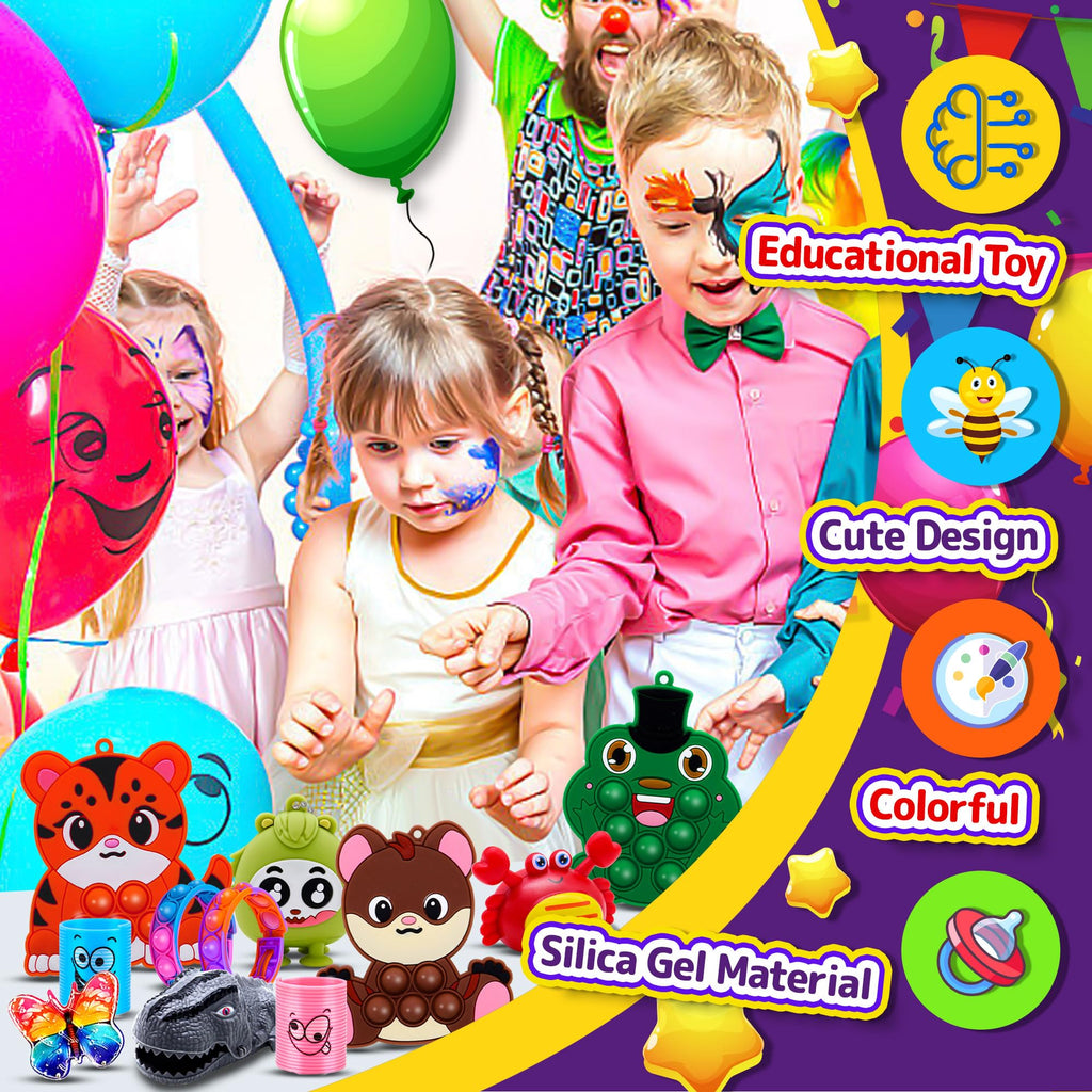 TRIRAXUS 1000 Pcs Party Favors for Kids – Bulk Fidget Toys, Goodie Bags, Classroom Prizes