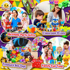 TRIRAXUS 1000 Pcs Party Favors for Kids – Bulk Fidget Toys, Goodie Bags, Classroom Prizes