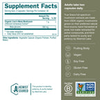 True Grace Lion's Mane – Brain, Nerve & Cognitive Support | 60 Capsules | Organic