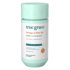 True Grace Omega-3 Fish Oil | 120 Softgels | 1400 mg EPA + DHA | Organic, Gluten Free, Soy Free