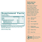 True Grace Omega-3 Fish Oil - 180 Softgels | 1400 mg EPA + DHA | Organic, Gluten Free, Soy Free