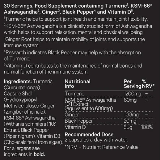 Cannaray Turmeric Capsules 1200mg