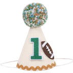 TUTOTU 1st Birthday Football Party Hat – Boys Birthday Decorations, Sports Themed Baby Shower Decor