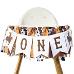 My First Rodeo High Chair Banner – Cowboy First Birthday Decorations by TUTOTU