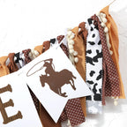 My First Rodeo High Chair Banner – Cowboy First Birthday Decorations by TUTOTU