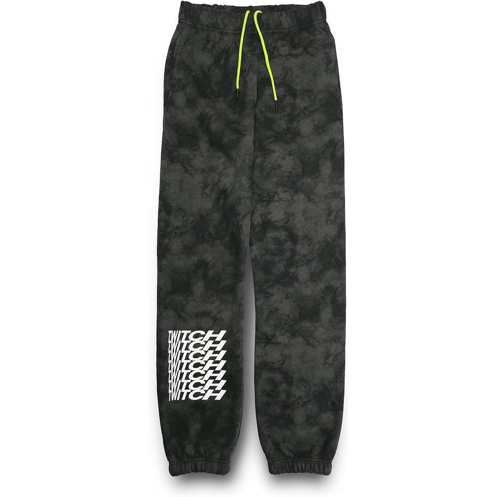 Twitch Jogger Sweatpants Black Wash Trousers With Pockets Pants