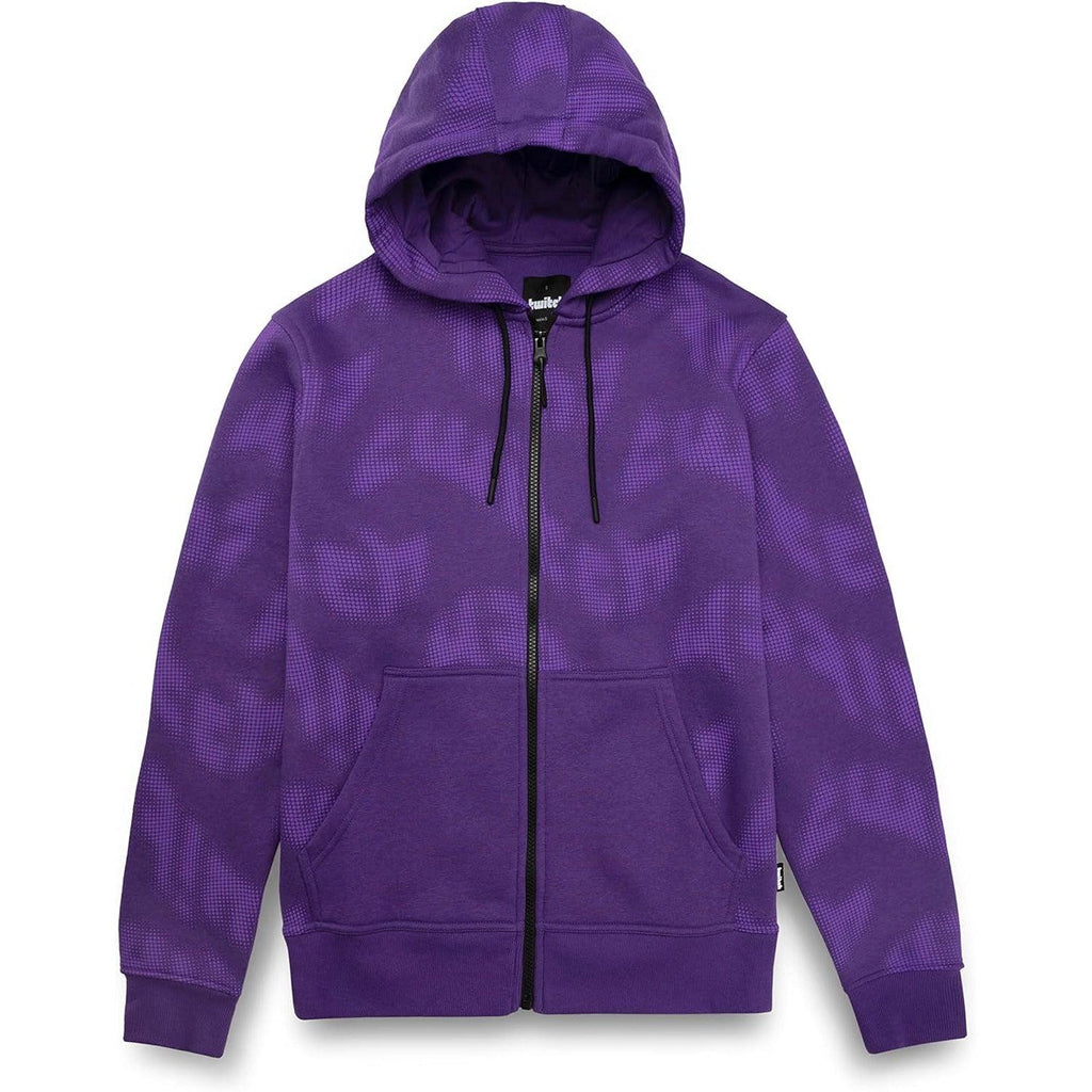 Twitch Zip Up Hoodie Purple, Full-Zip Hooded Sweatshirt, Top Hoodie - XL