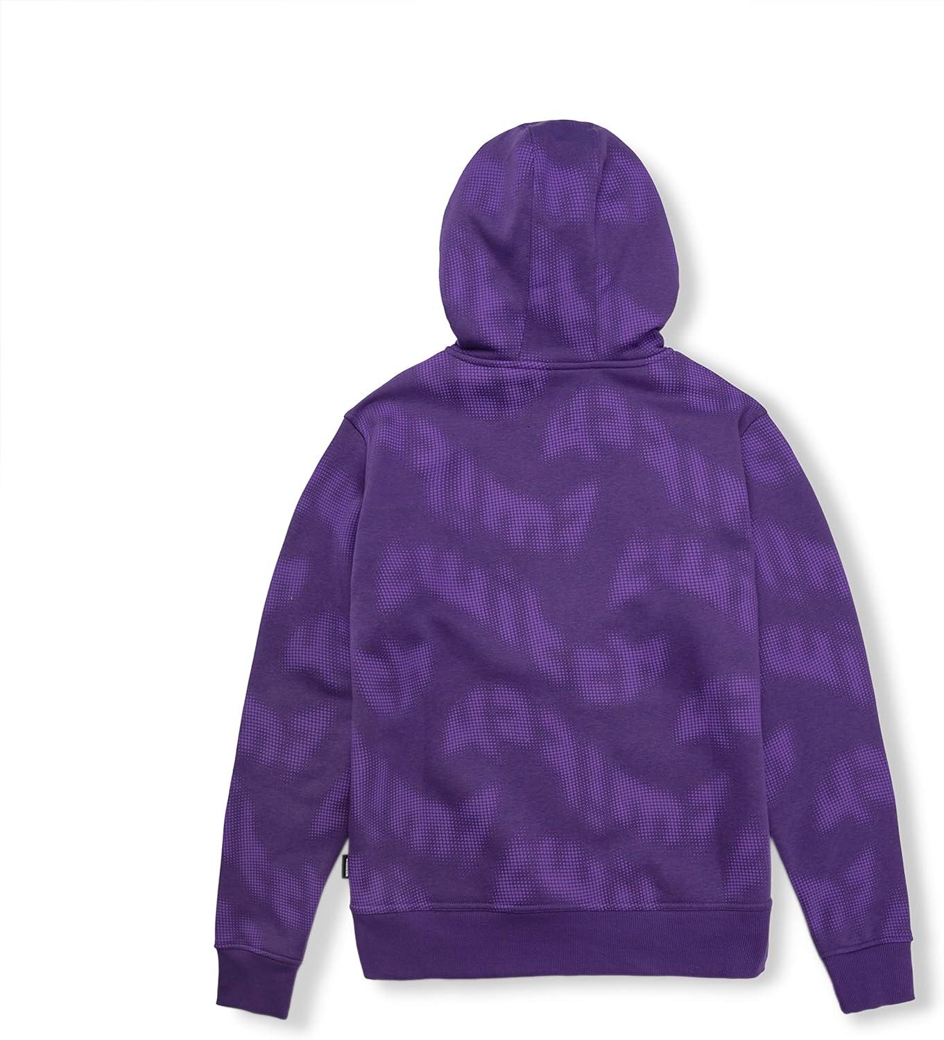 Twitch Zip Up Hoodie Purple, Full-Zip Hooded Sweatshirt, Top Hoodie - XL