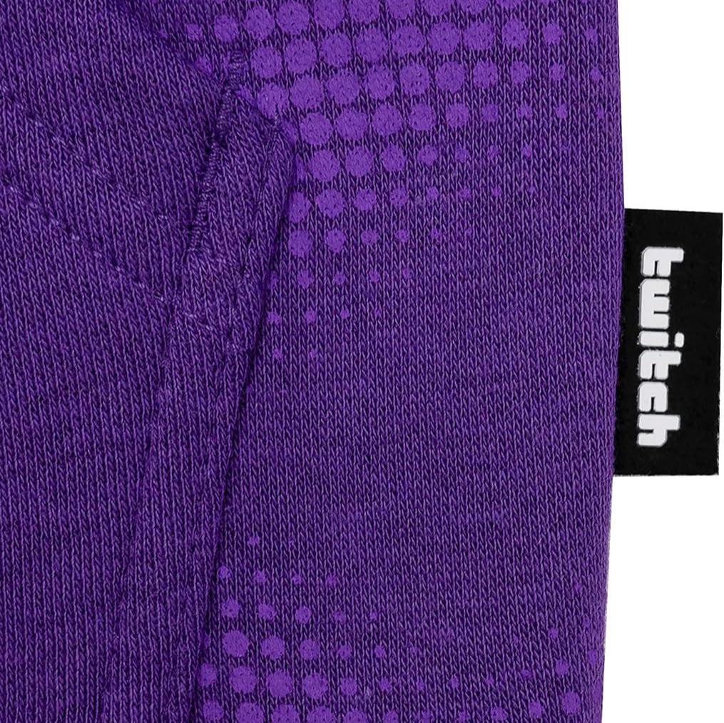 Twitch Zip Up Hoodie Purple, Full-Zip Hooded Sweatshirt, Top Hoodie - XL