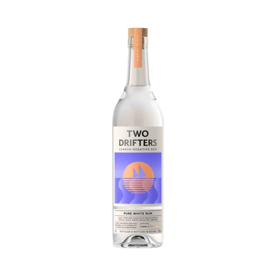 Two Drifters Pure White Rum, 70cl