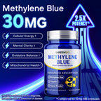 UBEEKOO 30mg Methylene Blue Capsules – Vitamin C & Organic Cacao, 60 Vegan