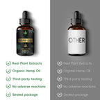 Uhealthfri Hemp Oil - Pure Organic Hemp Seed Oil Drops (Non-GMO, Vegan) Omega 3, 6, 9 - 4 Pack