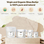 uhroh-muh Shea Butter (Virgin) – Organic, USDA Certified, Ghana (0.8 kg / 1.7 lb) Pack of 1