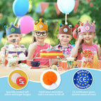 Ulibanner Reusable Birthday Crown with Adjustable Numbers – Ginger & Yellow for Kids