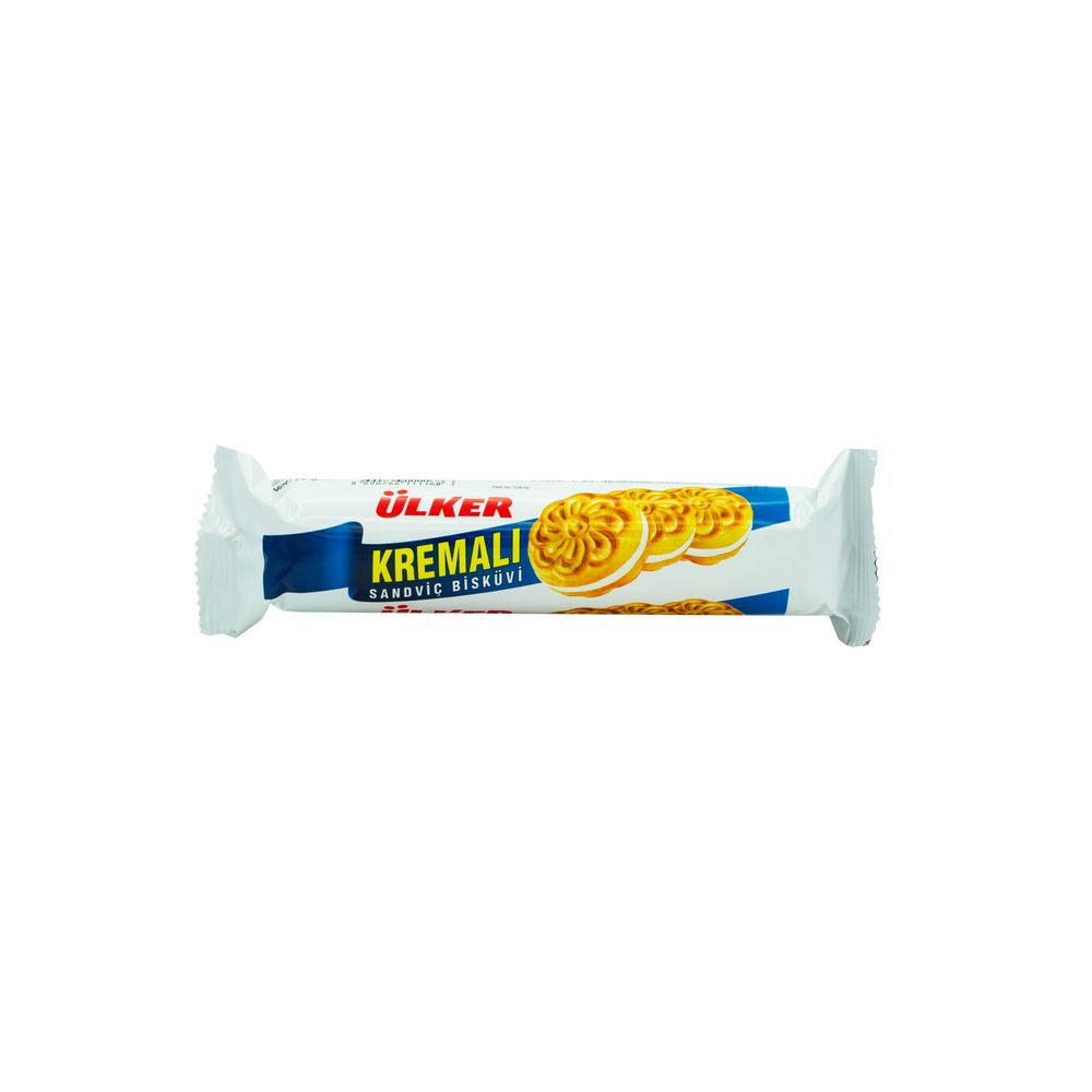 Ulker Kremali Sandvic Biskuvi Cream Filled Biscuit Roll Pack 61g