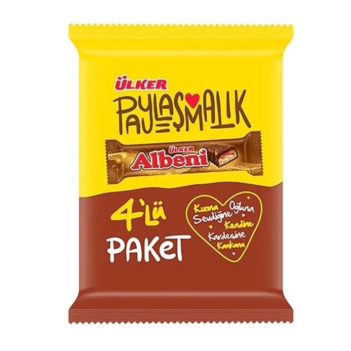 Ulker Paylasmalik Albeni Snack Pack 4'lu Paket