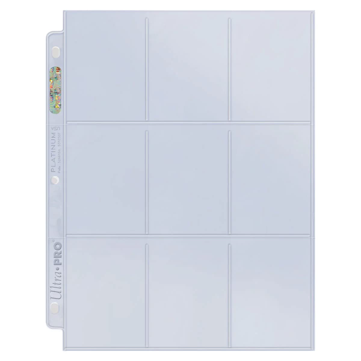 Ultra Pro 9-Pocket Pages Platinum Series – 100 Card Sleeves for Trading Cards, Baseball & Pokemon