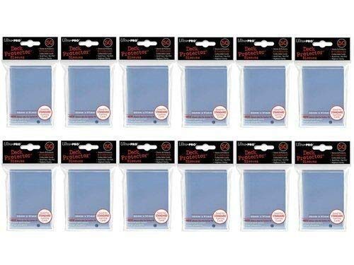 Ultra Pro Standard Deck Clear Protector Sleeves (600-Count) – 66mm x 91mm for MTG, Pokemon & More