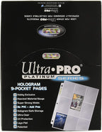 Ultra Pro 9-Pocket Pages Platinum Series – 100 Card Sleeves for Trading Cards, Baseball & Pokemon