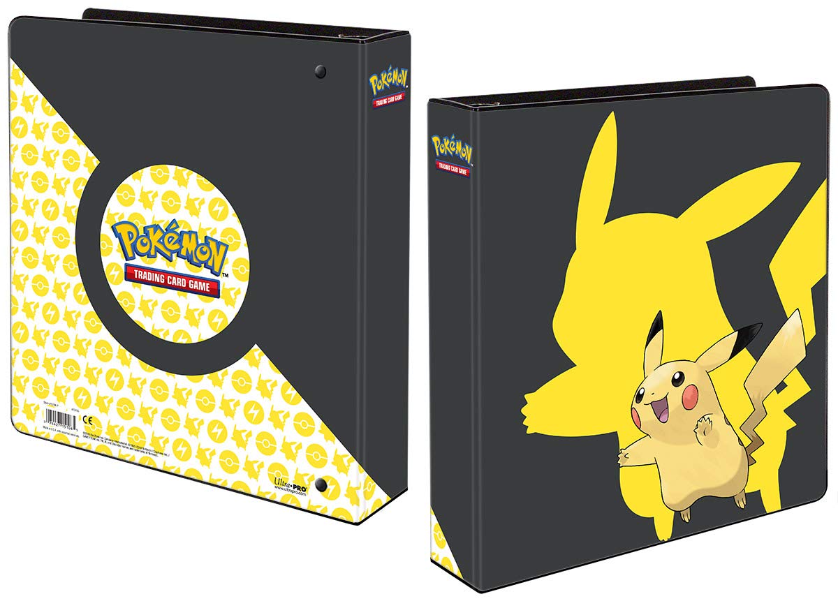 Ultra Pro Pokemon Pikachu 3-Ring Album, 2-Inch D-Ring, 9-Pocket Pages - Durable