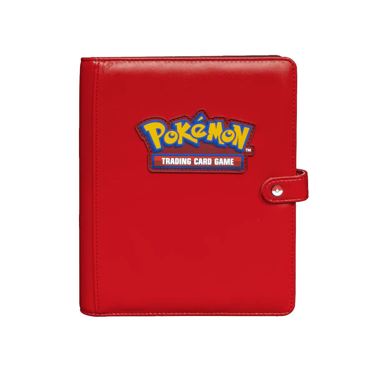 Ultra Pro Pokemon Premium 4-Pocket Snap Binder - Red | Trading Card Accessory