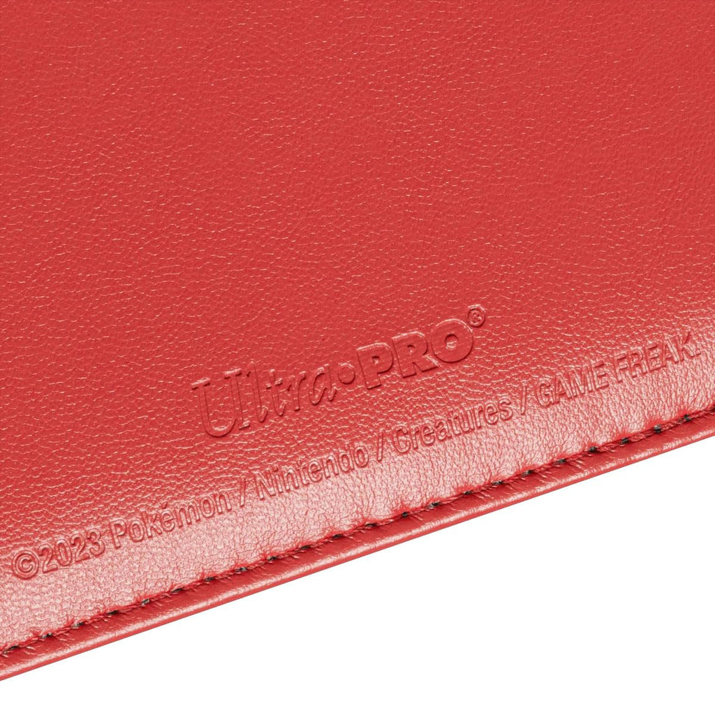 Ultra Pro Pokemon Premium 4-Pocket Snap Binder - Red | Trading Card Accessory