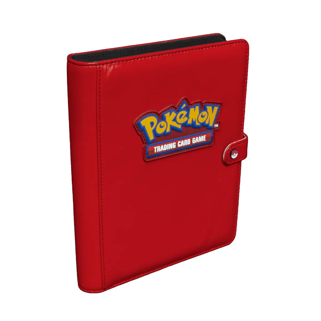 Ultra Pro Pokemon Premium 4-Pocket Snap Binder - Red | Trading Card Accessory