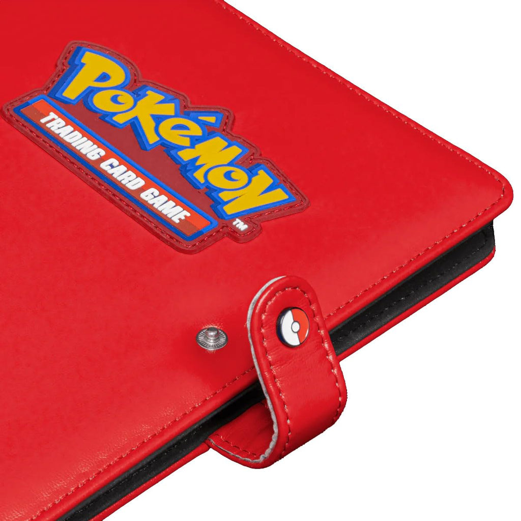 Ultra Pro Pokemon Premium 4-Pocket Snap Binder - Red | Trading Card Accessory