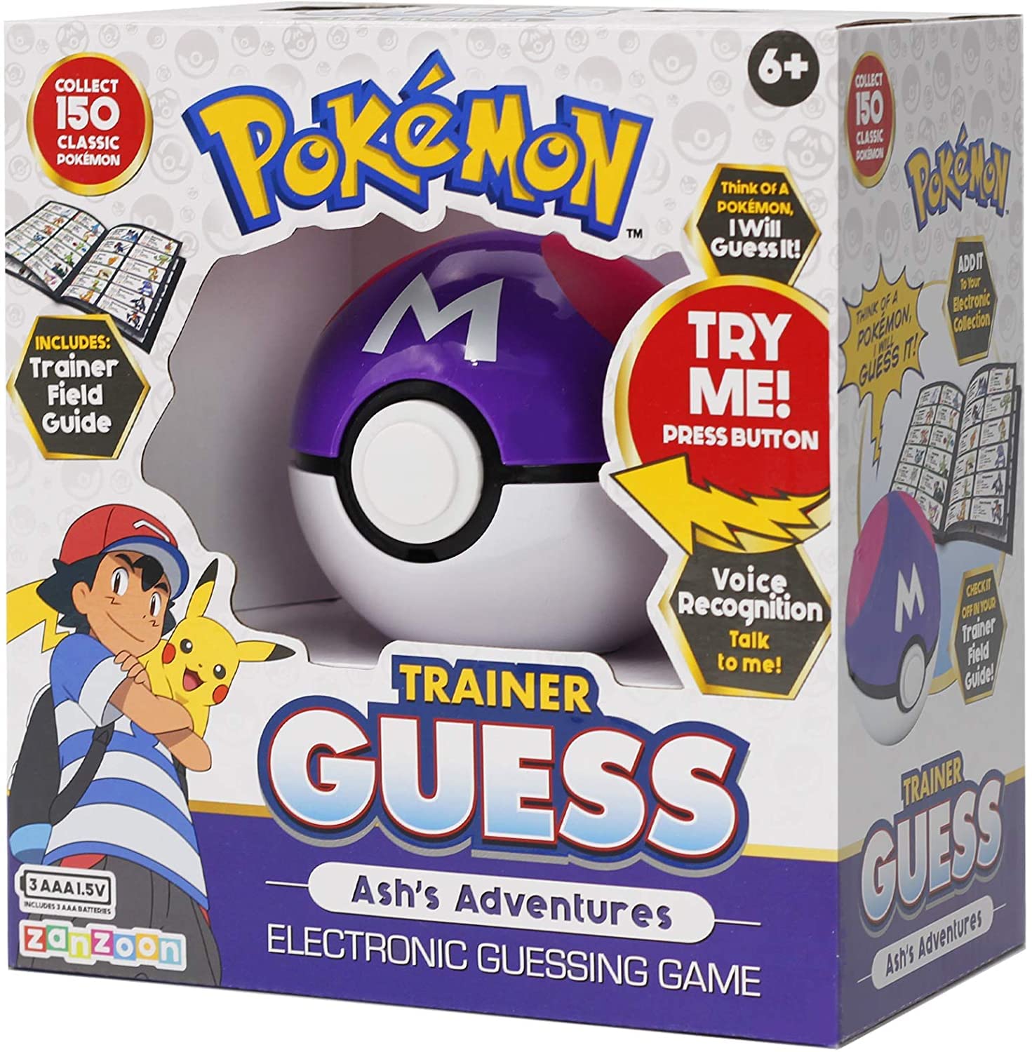 Ultra Pro Pokemon Trainer Guess - Ash's Adventures Edition | Electronic Voice Recognition Brain Game