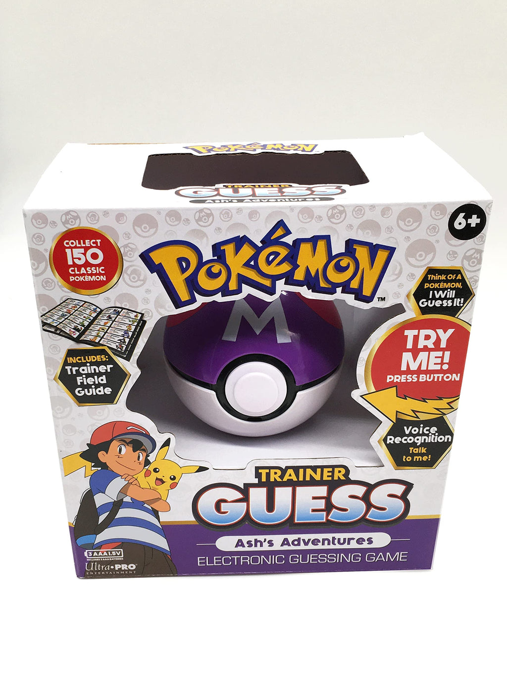 Ultra Pro Pokemon Trainer Guess - Ash's Adventures Edition | Electronic Voice Recognition Brain Game