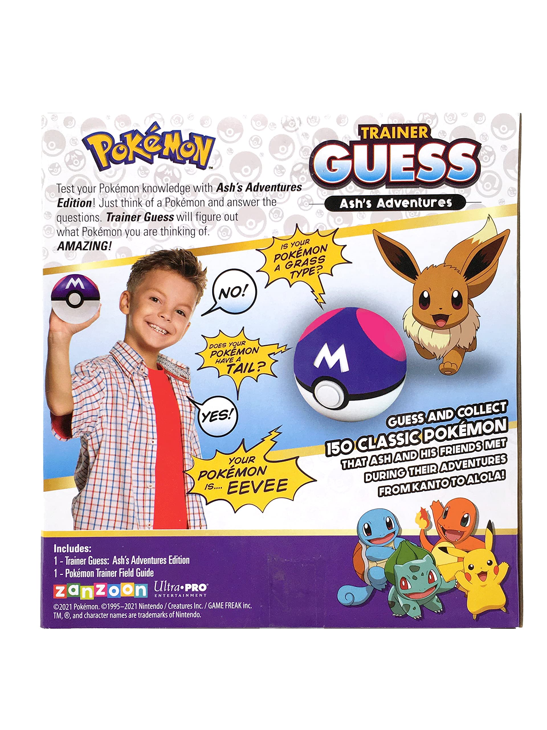 Ultra Pro Pokemon Trainer Guess - Ash's Adventures Edition | Electronic Voice Recognition Brain Game