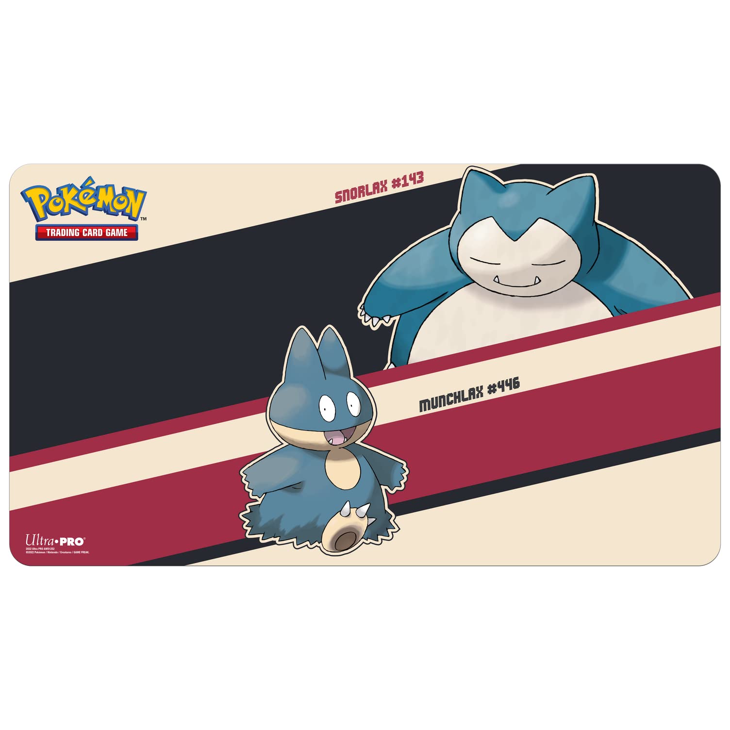 Ultra Pro Snorlax & Munchlax Playmat — Pokemon Card Game Surface (24 x 13.5 in)