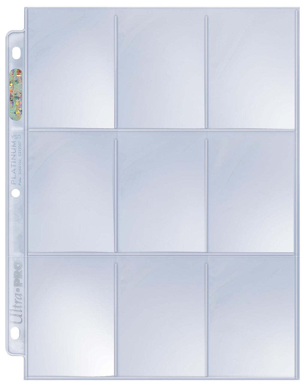 Ultra Pro 9-Pocket Pages Platinum Series – 100 Card Sleeves for Trading Cards, Baseball & Pokemon