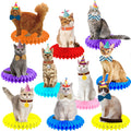 Umoni 10Pcs Cat Honeycomb Centerpieces | Kitten Party Decorations & Cat Theme Party Supplies