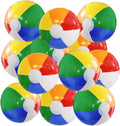 UMUACCAN Beach Ball 12 Pack - 12'' Inflatable Beach Balls for Kids | Pool & Beach Toys, Hawaiian Theme Party Favors