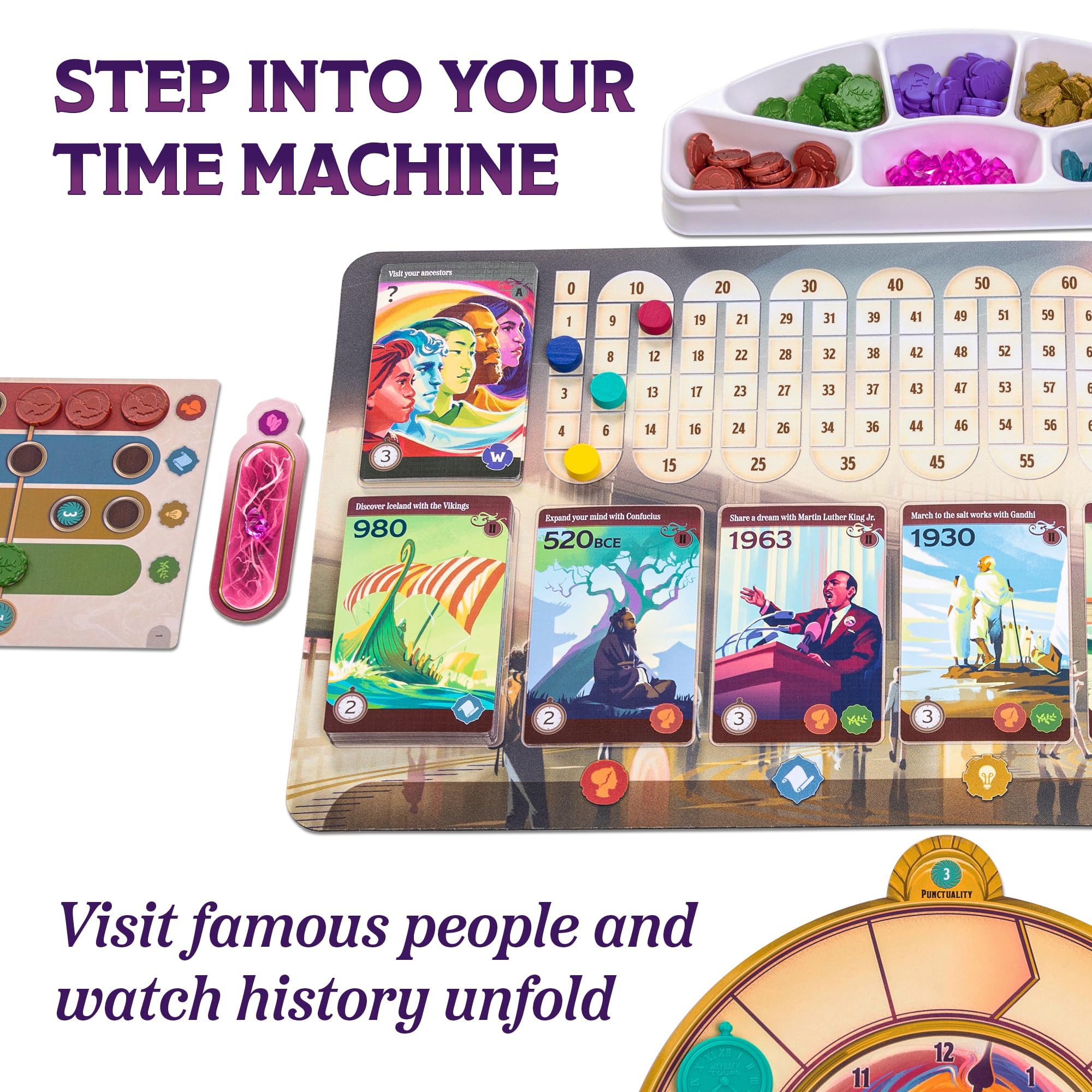 Underdog Games Trekking Through History — Award-Winning Family Board Game (Ages 10+)