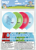 Unique Bluey Balloons Bundle – Latex & Foil Balloons for Bluey Birthday Parties