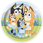 Unique Bluey Birthday Party Decor Set for 16 Guests – Plates, Napkins, Forks & Sticker