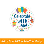 Unique Bluey Party Hats & Blowouts – 8 Hats, 8 Blowouts + Celebrate With Me Sticker