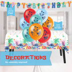 Unique Lilo and Stitch Birthday Decorations for 16 | Banner, Table Cover, Balloons, Plates & Napkins | Officially Licensed